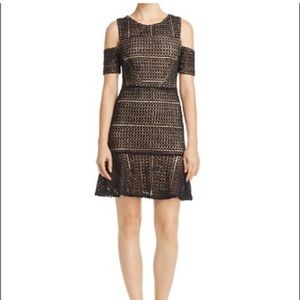 NWT Aqua Black Lace Cocktail Dress